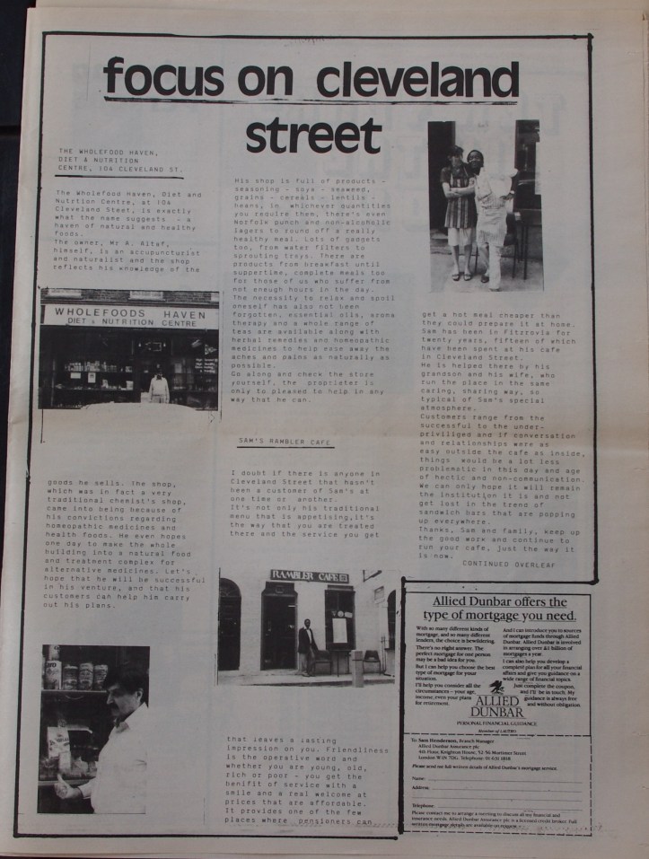 Page 13 Fitzrovia News no 45 June 1989