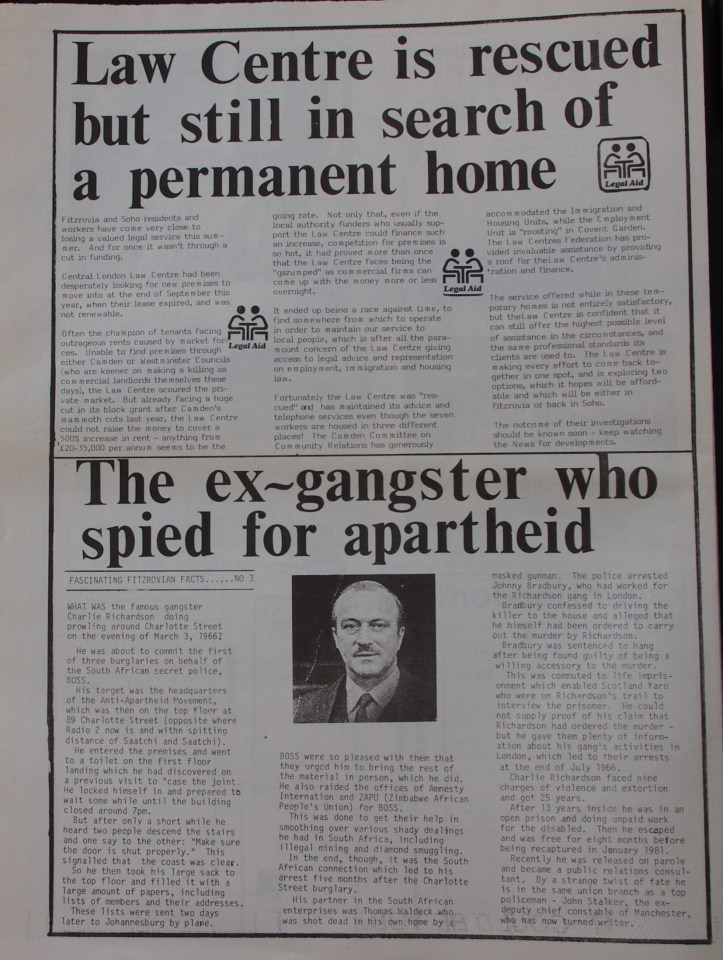 Page 6 Fitzrovia News no 43 December 1988