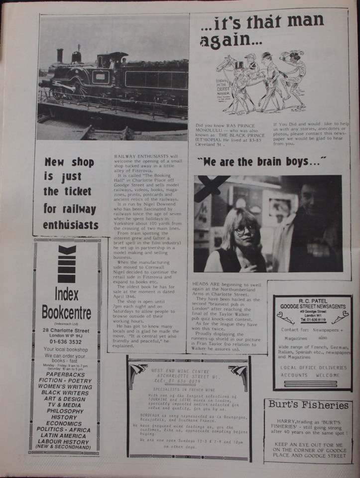 Page 4 Fitzrovia News no 44 March 1989