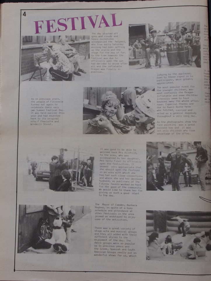 Page 4 Fitzrovia News no 46 August 1989