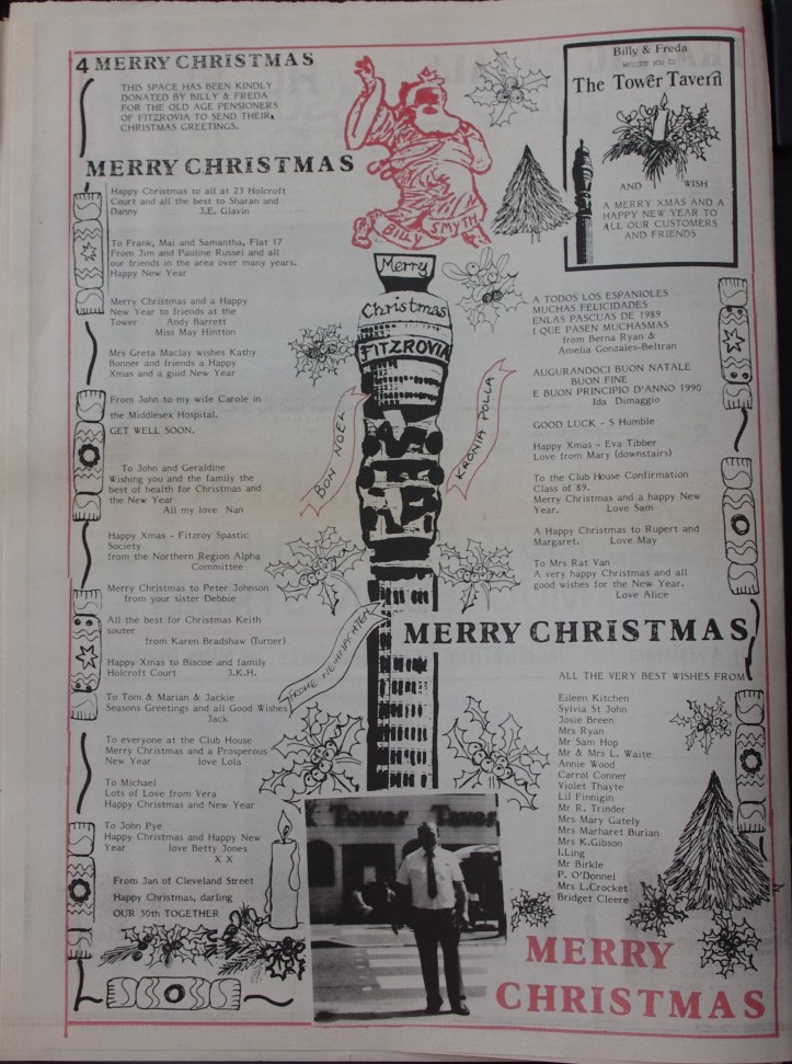 Page 4 Fitzrovia News no 47 December 1989