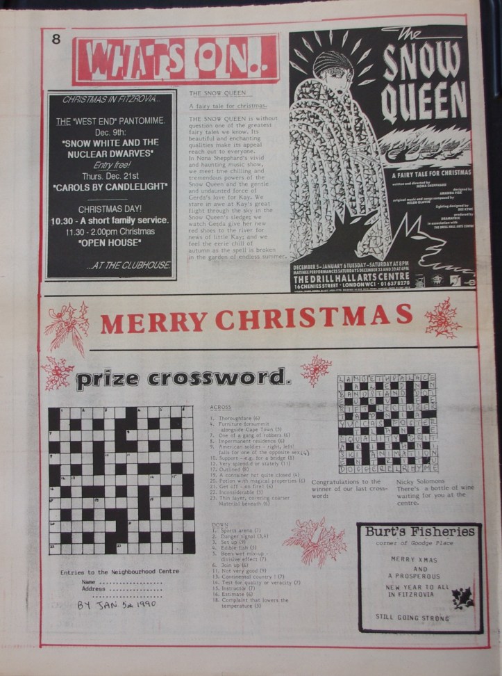 Page 8 Fitzrovia News no 47 December 1989