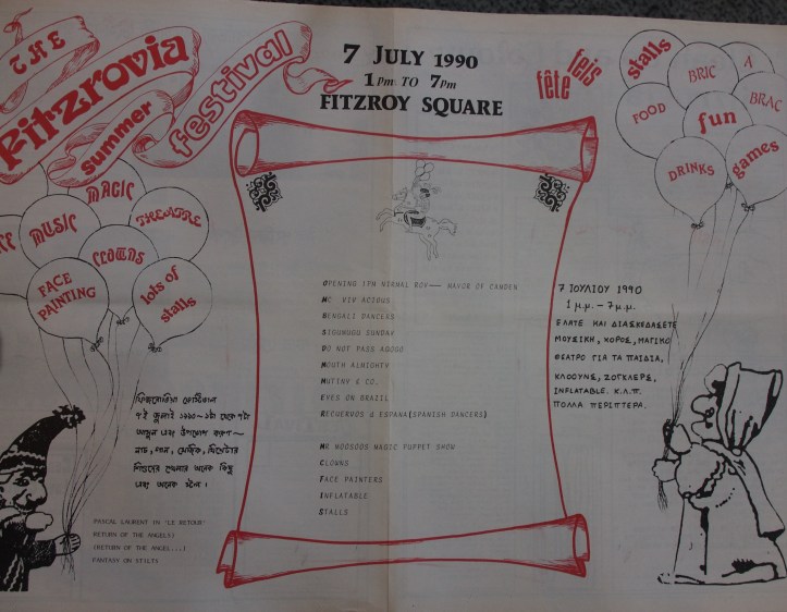 Pages 4-5 Fitzrovia News no 49 July 1990