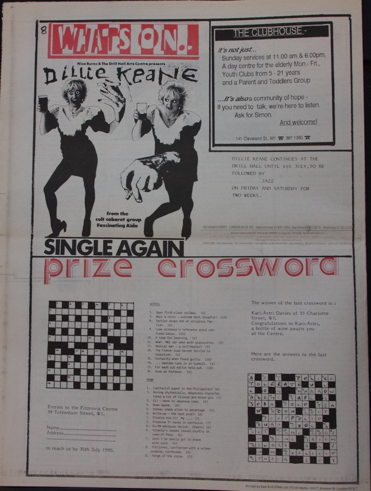 Page 8 Fitzrovia News no 49 July 1990