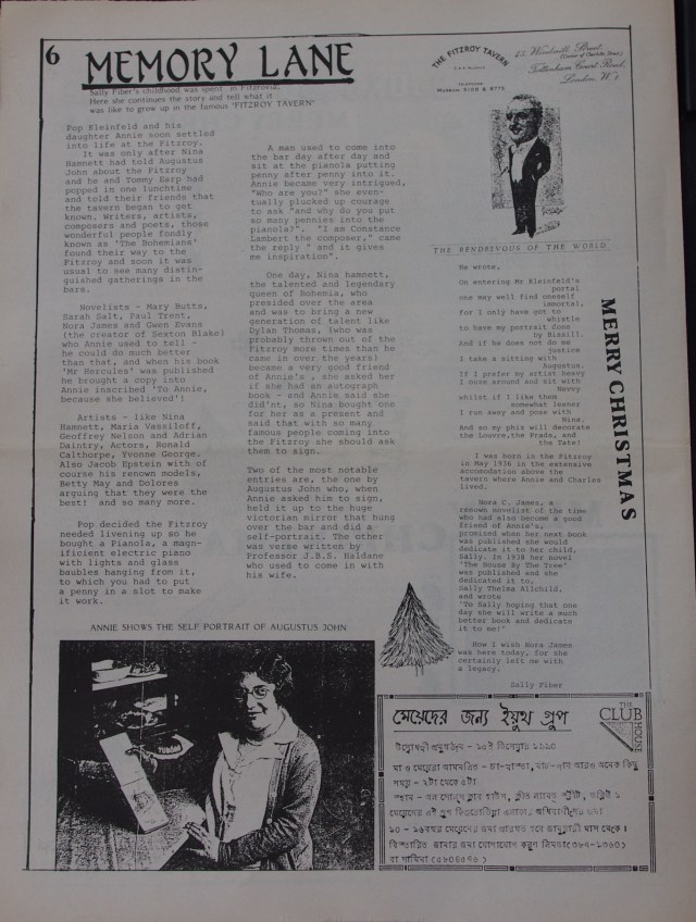 Page 6 Fitzrovia News no 51 December 1990