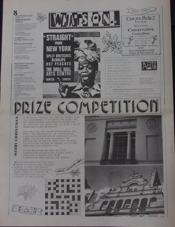 Page 8 Fitzrovia News no 51 December 1990