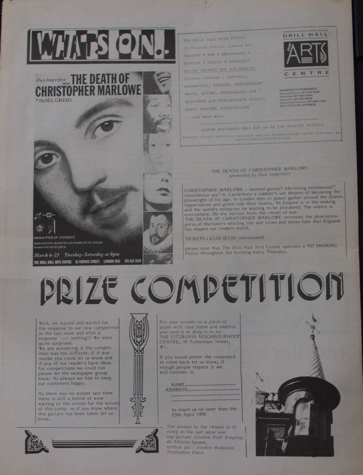 Page 8 Fitzrovia News no 52 March 1991