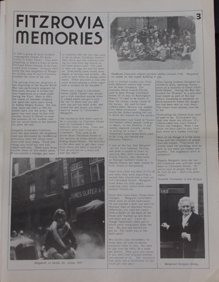 Page 3 Fitzrovia News no 53 June 1991