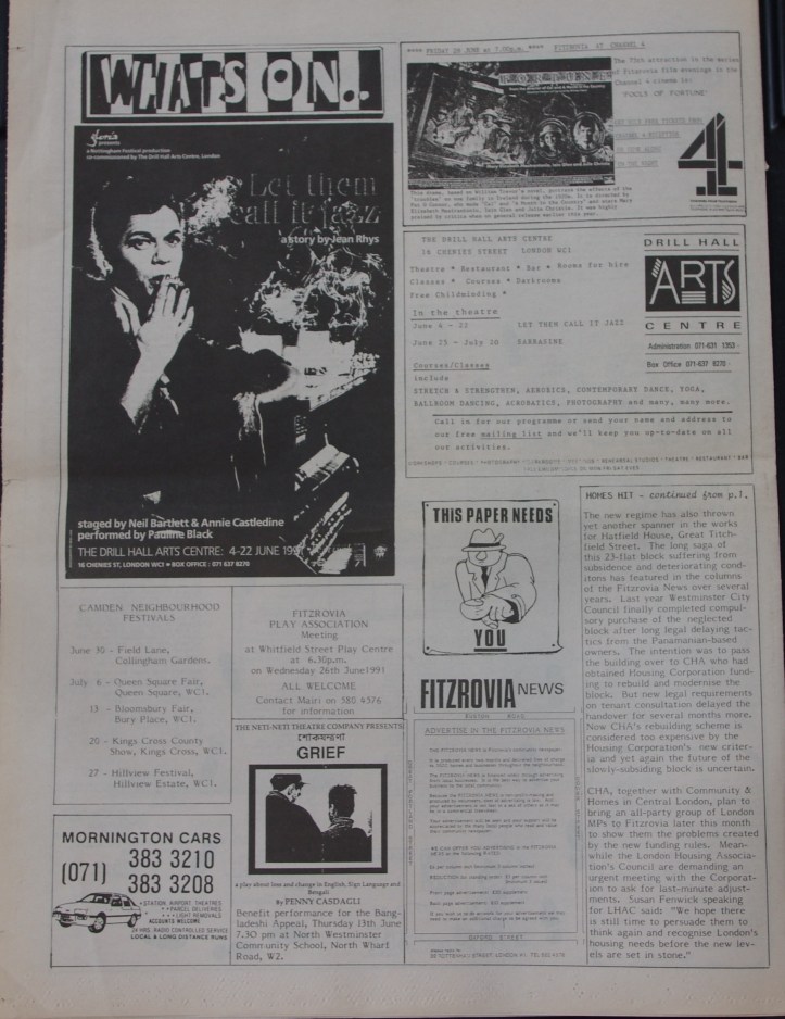 Page 8 Fitzrovia News no 53 June 1991