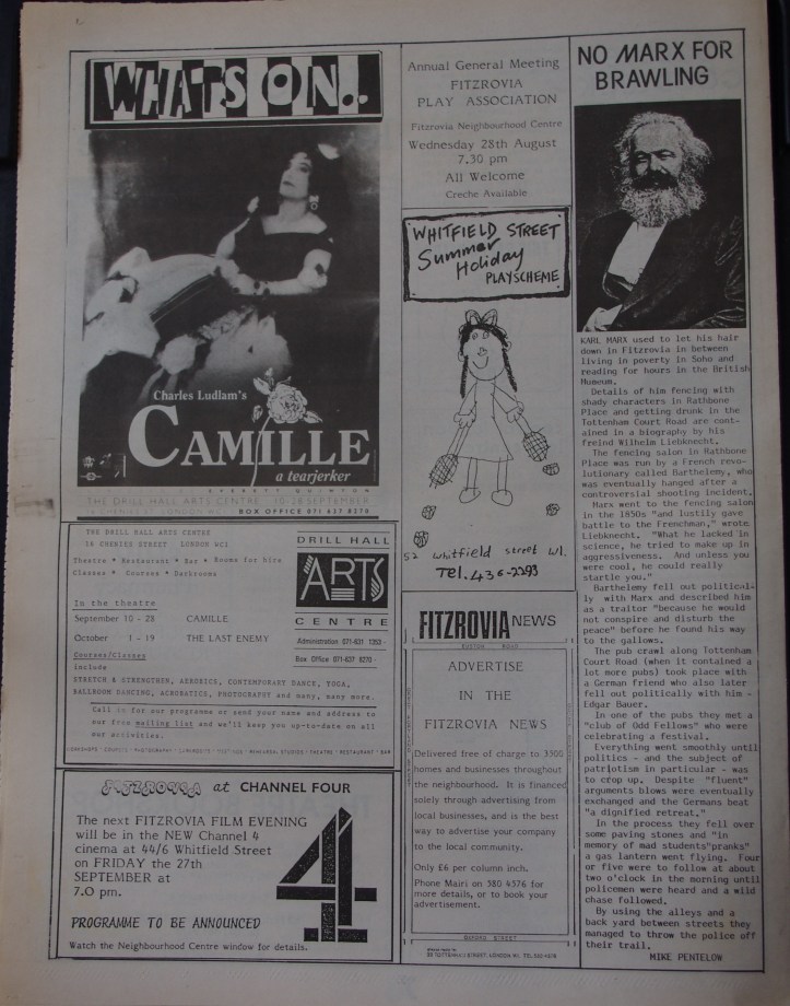 Page 8 Fitzrovia News no 54 August 1991