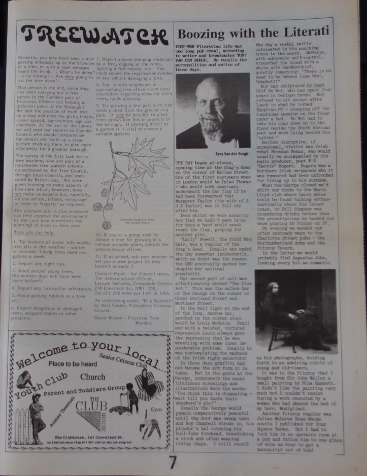 Page 7 Fitzrovia News no 58 September 1992