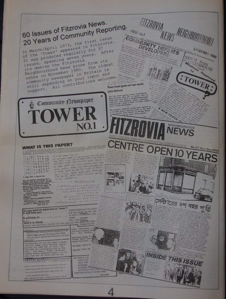 Page 4 Fitzrovia News no 60 March 1993