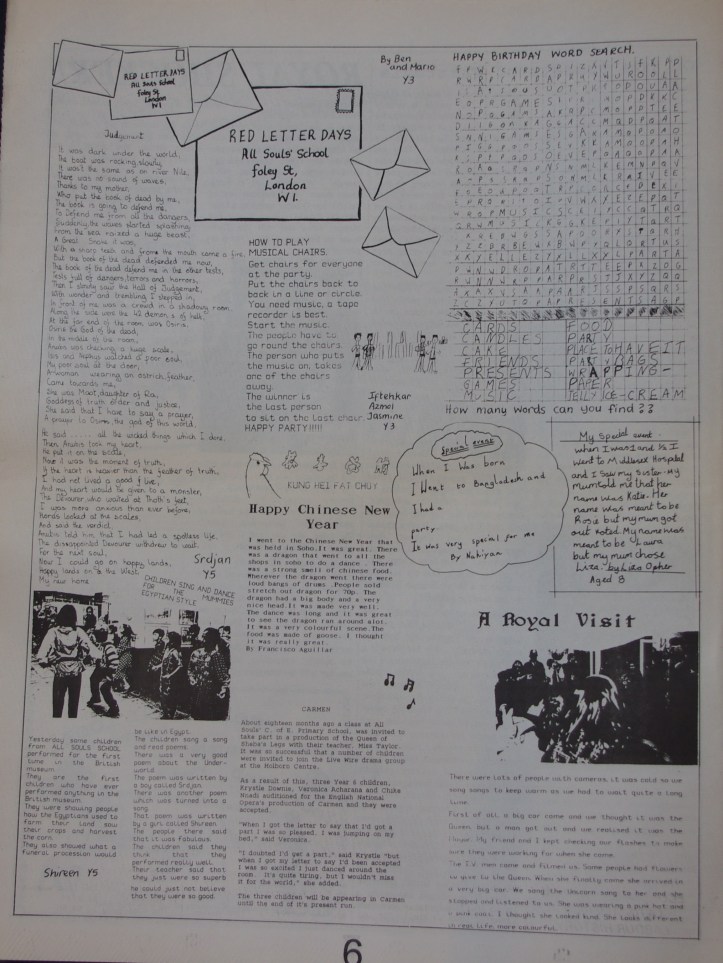 Page 6 Fitzrovia News no 60 March 1993