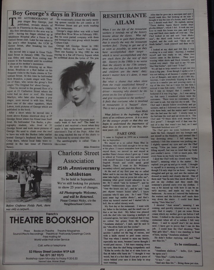 Page 7 Fitzrovia News no 69 June 1995