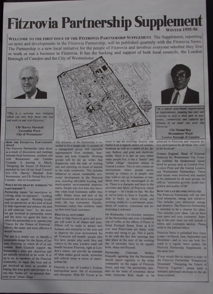 Fitzrovia Partnership Supplement A