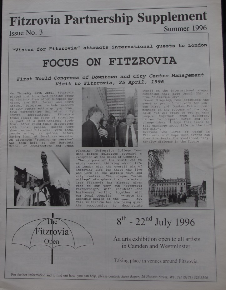 Fitzrovia News, June 1996.