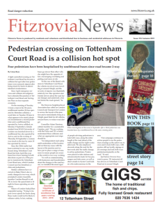 front page of newspaper.