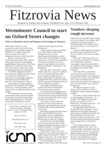 Front page of Fitzrovia News number 179.